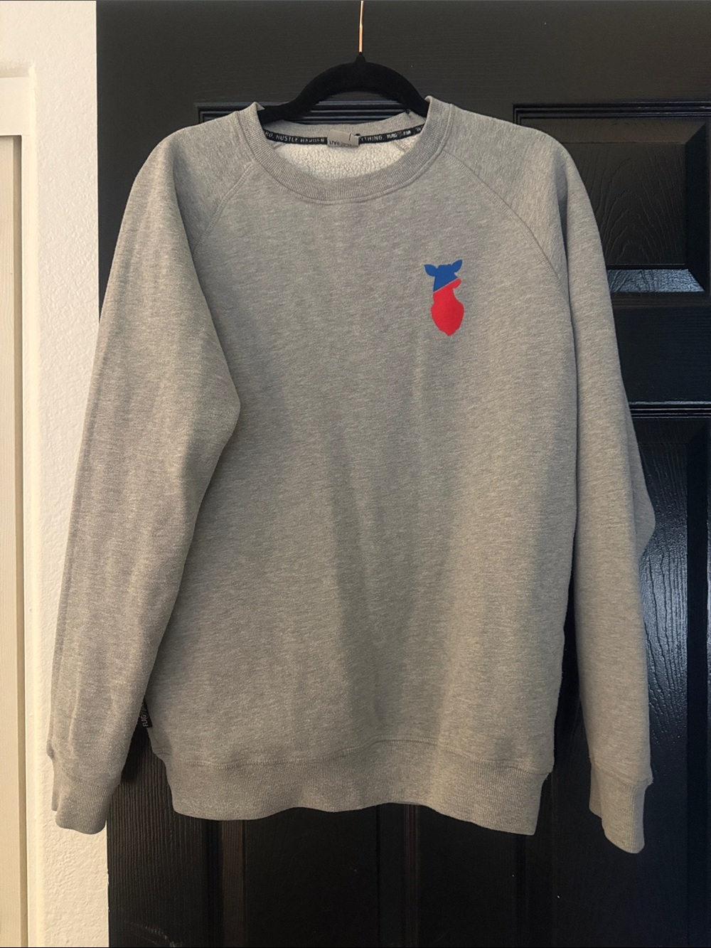 Flag Nor Fail Men's Grey Crewneck Sweatshirt